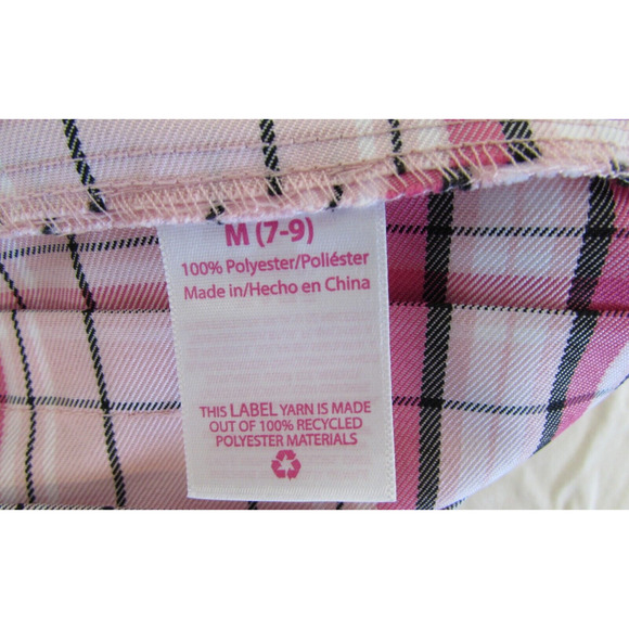 Office Siren Pleated Pink Plaid Micro Mini Skirt Sz M 7-9)Legally Office Corp - Picture 10 of 11